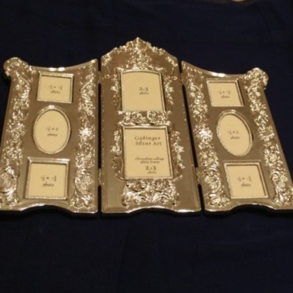 NIB Vintage Godinger Silverplated Collage Photo Frame - Picture 9 of 16
